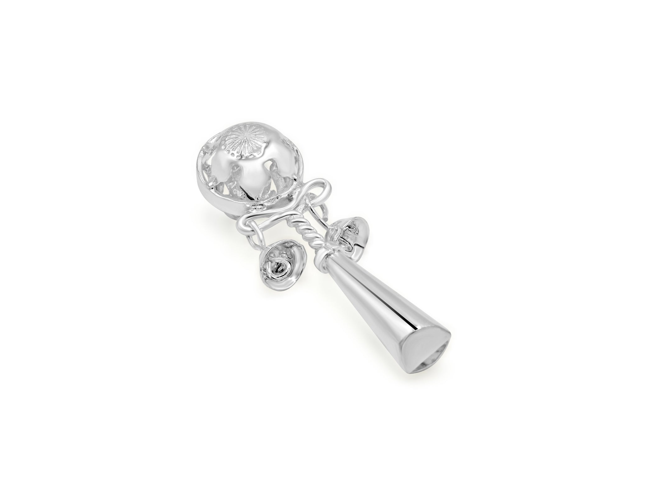 Silver Rattle - Small - Roop Darshan
