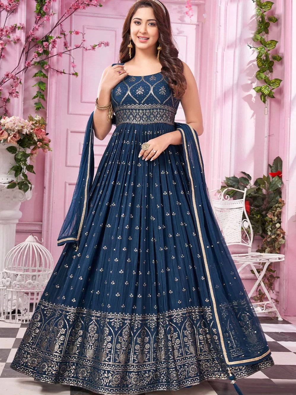 Nadia Flair Suit - Roop Darshan