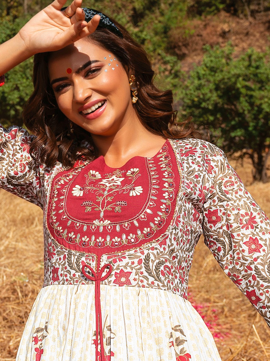 Raima Flair Kurti - Roop Darshan