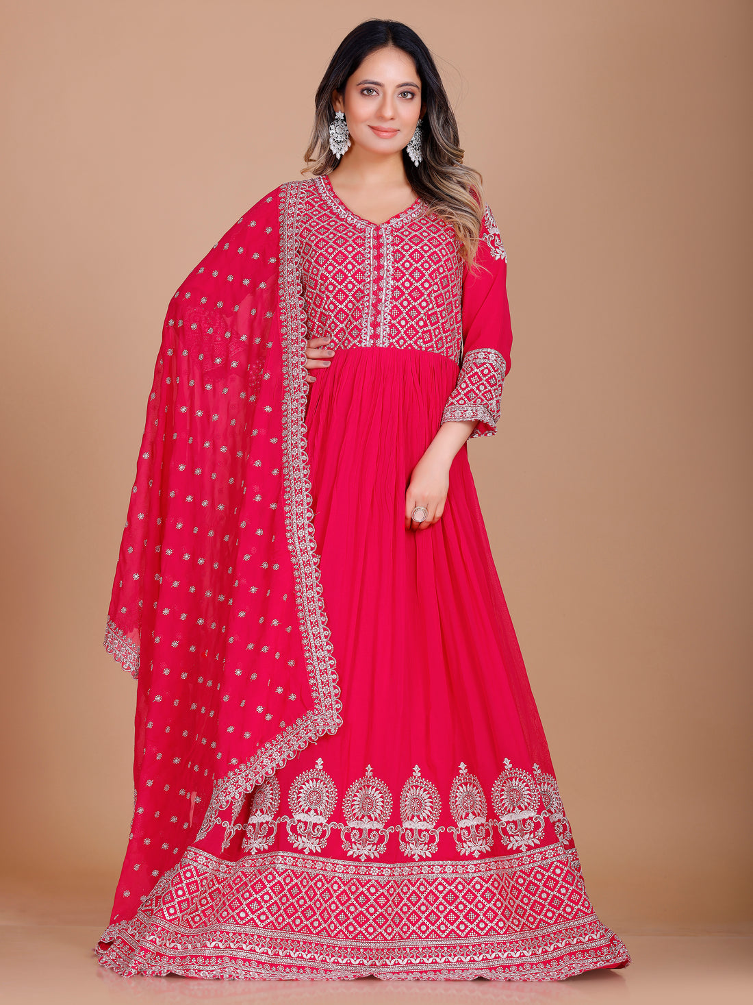 Manya Gown With Dupatta - Roop Darshan