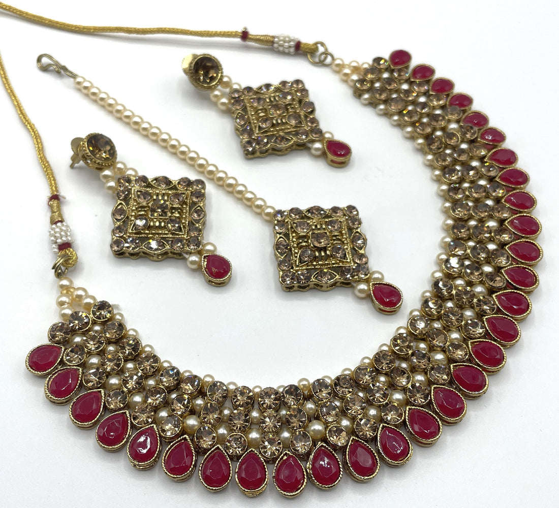 Costume Necklace Set - Roop Darshan