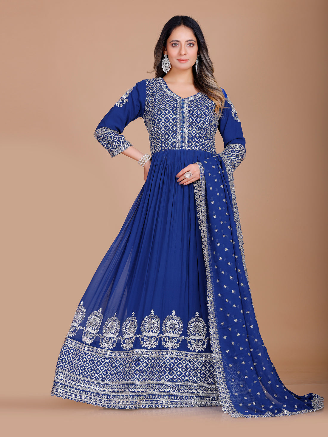 Manya Gown With Dupatta - Roop Darshan