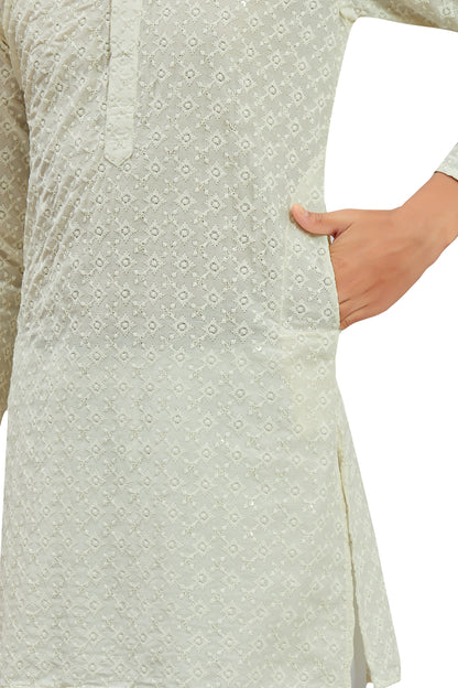 Boys Embroidered Kurta Set