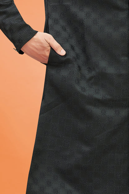 Mens Silk Kurta Set
