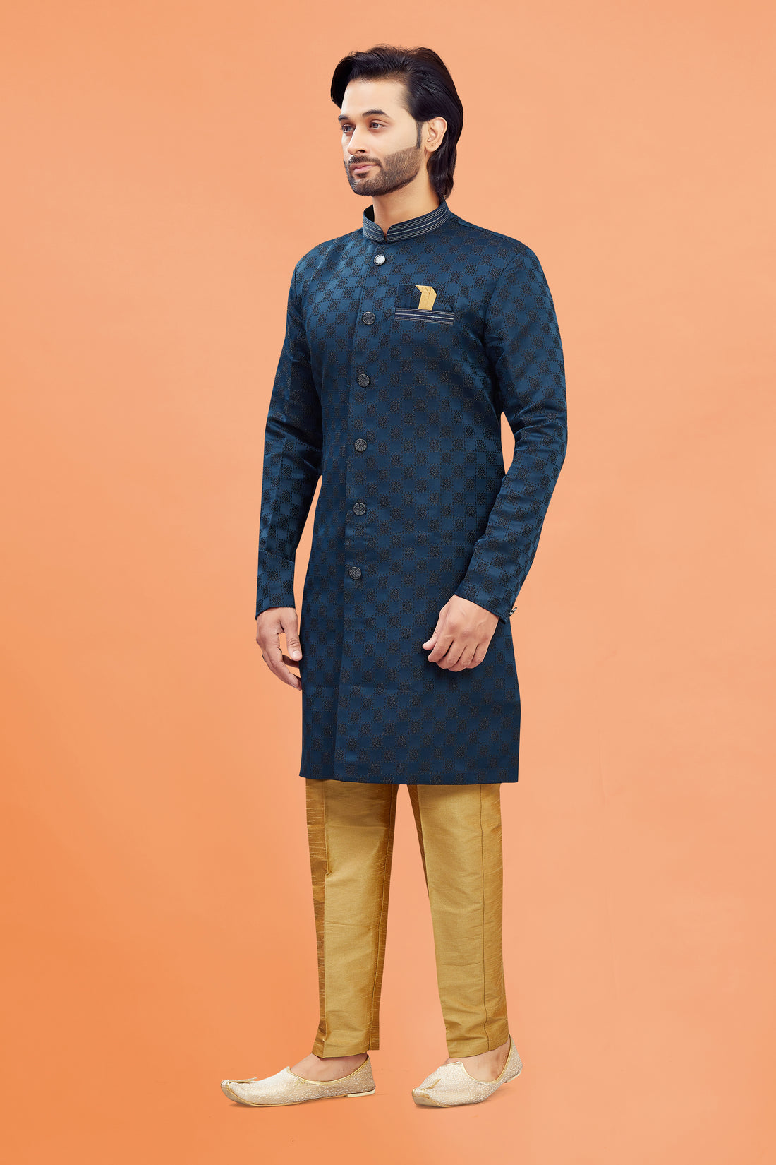 Mens Silk Kurta Set