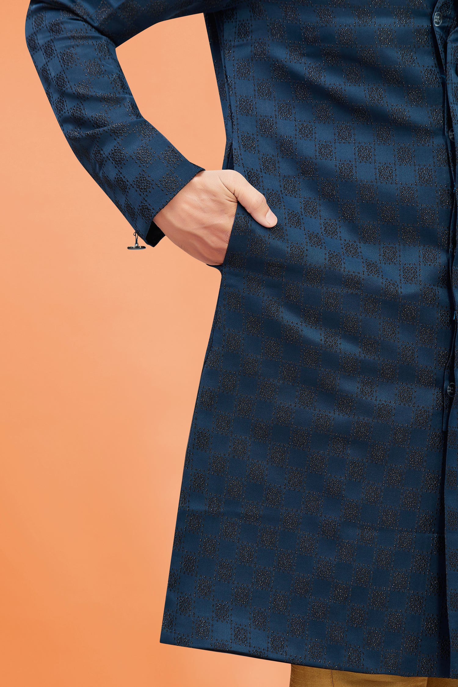 Mens Silk Kurta Set