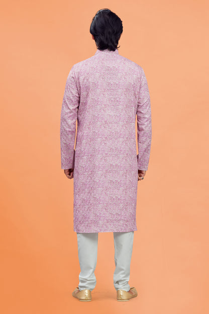Mens Silk Kurta Set