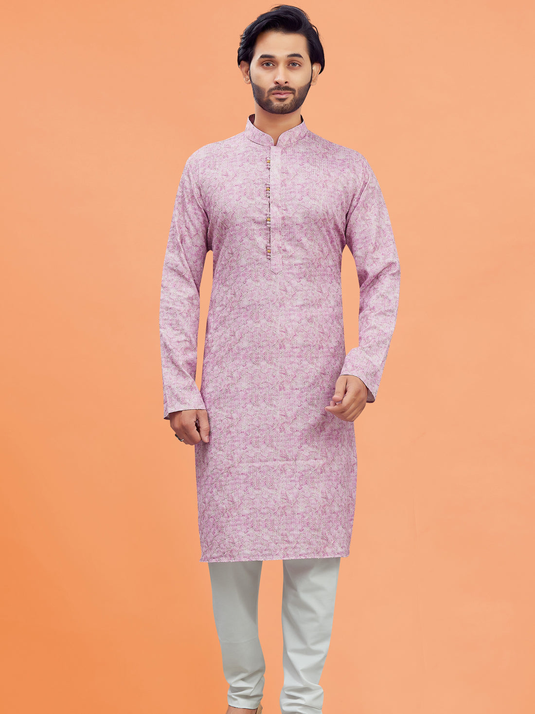 Mens Silk Kurta Set