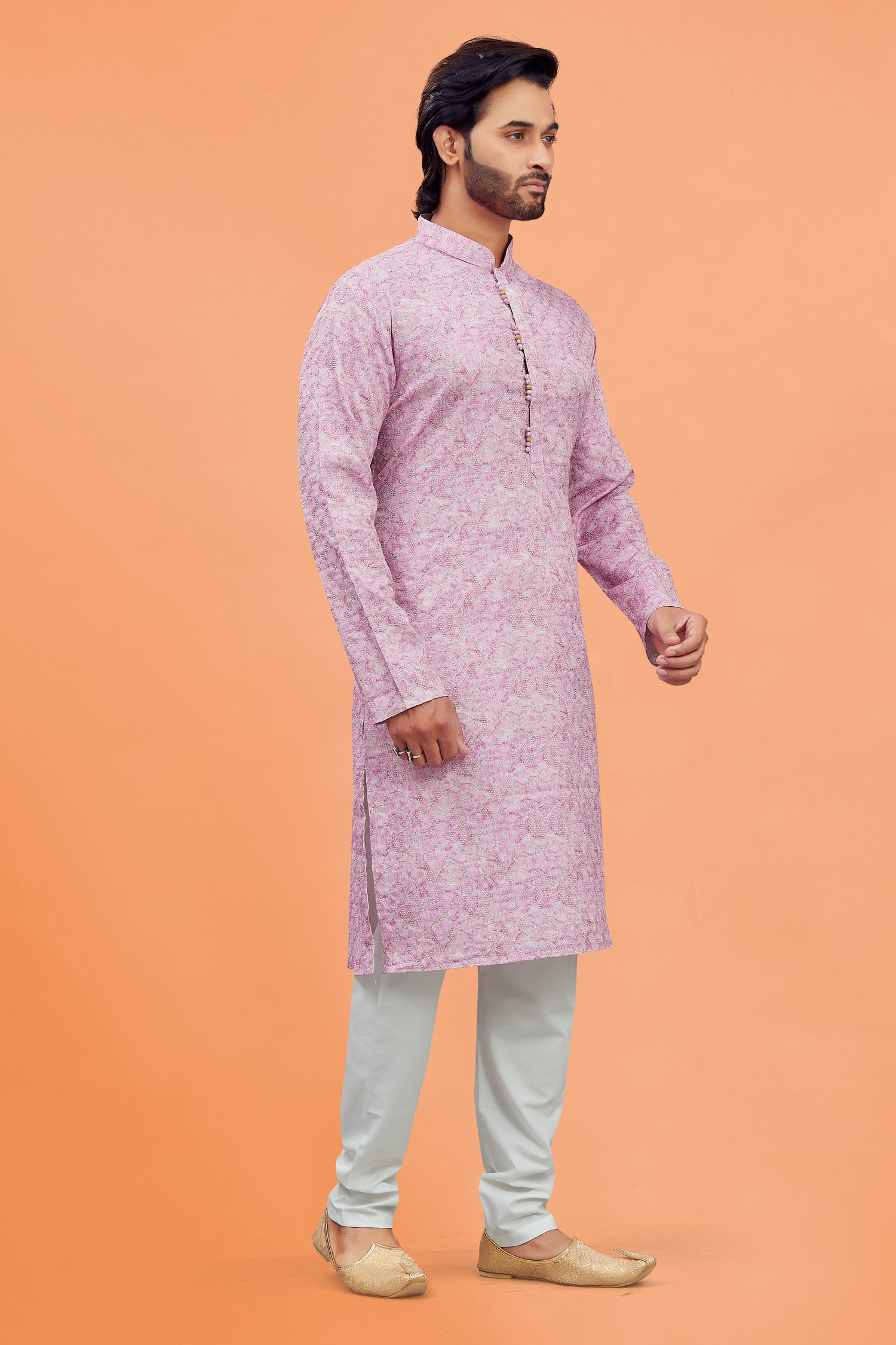Mens Silk Kurta Set