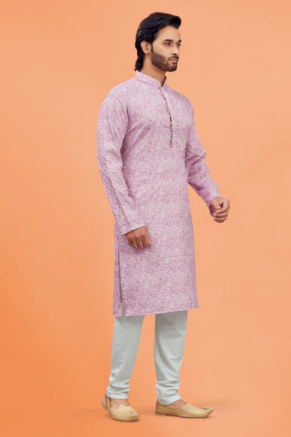 Mens Silk Kurta Set