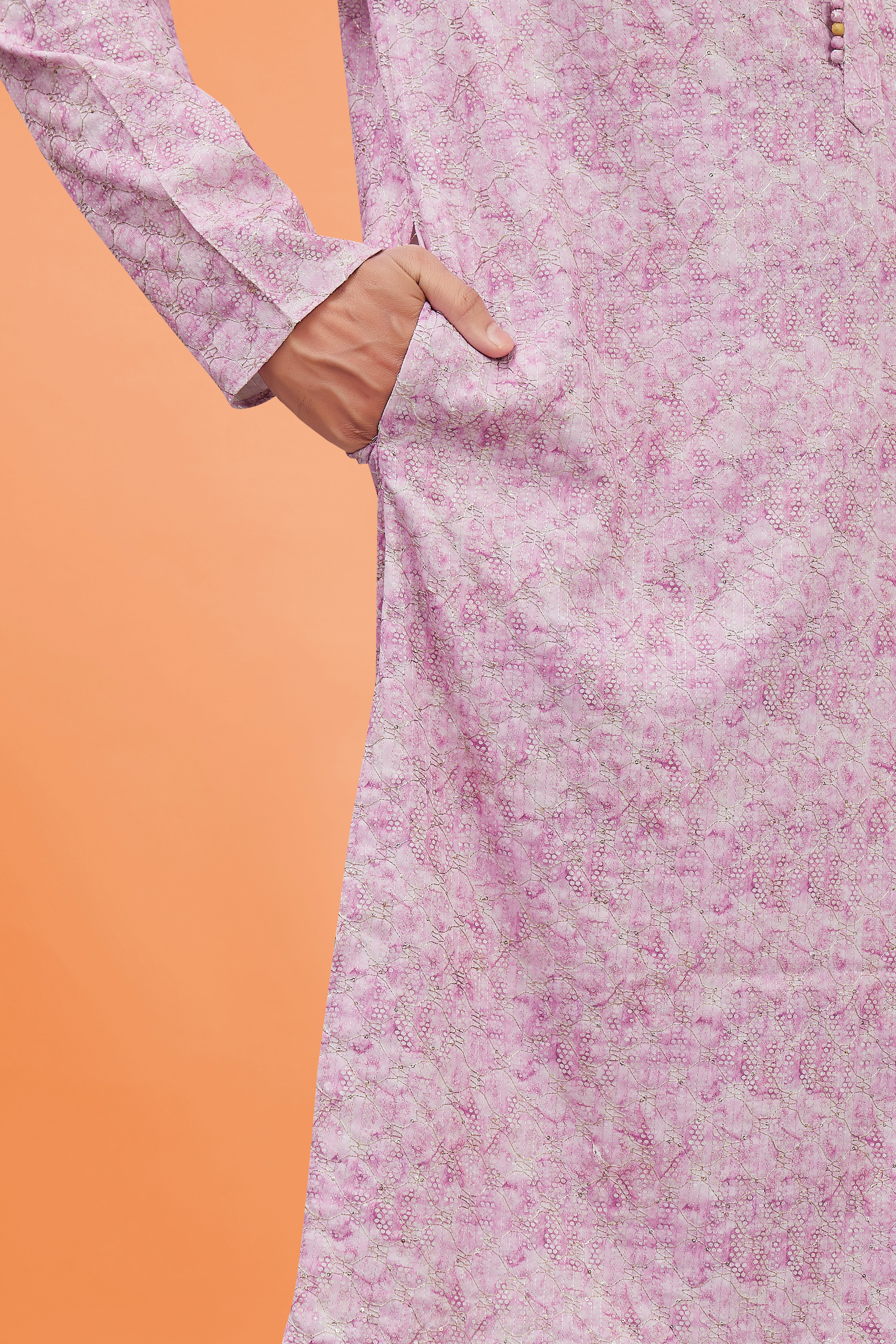 Mens Silk Kurta Set