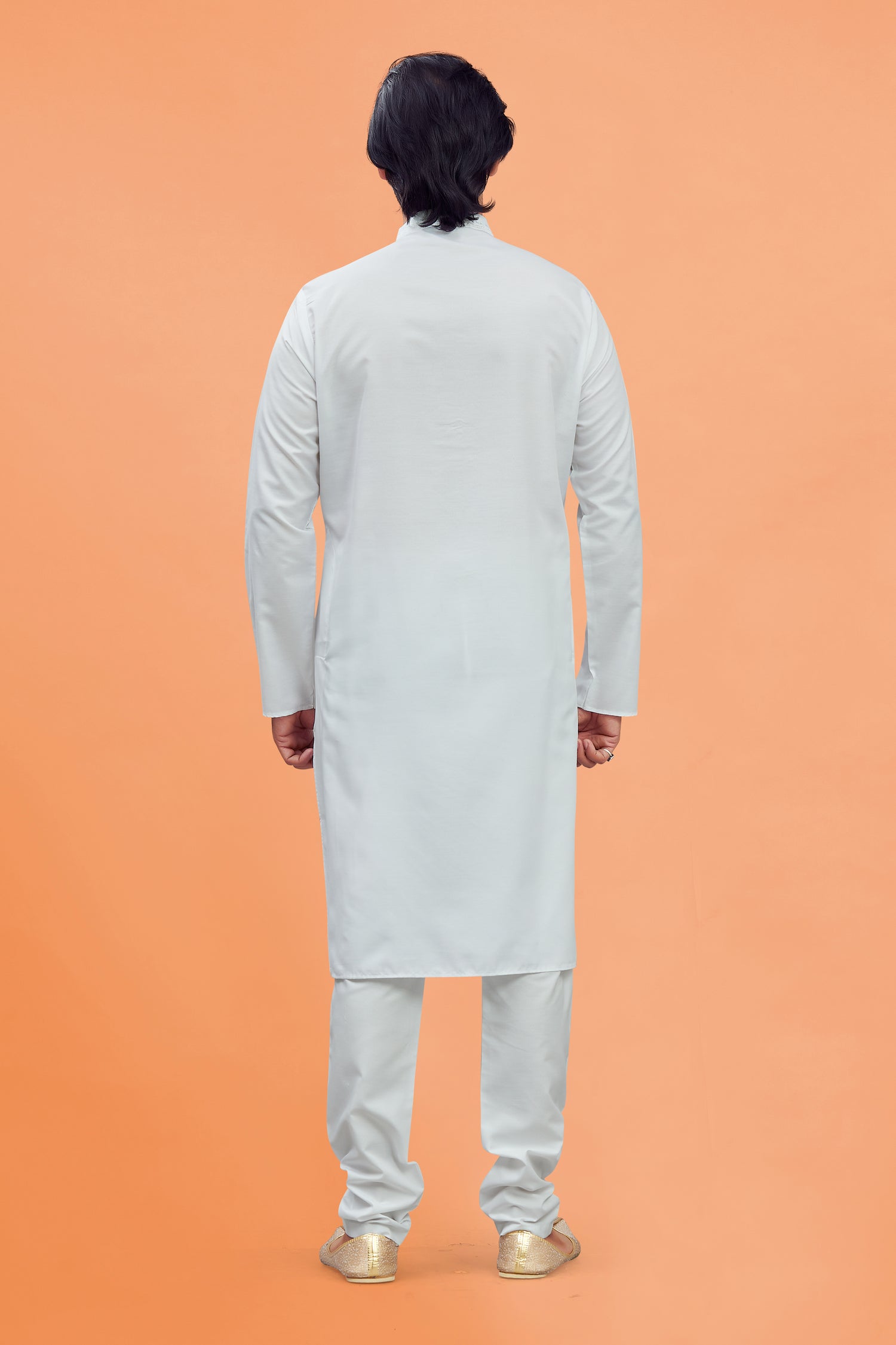 Mens Plain Kurta Set - Roop Darshan