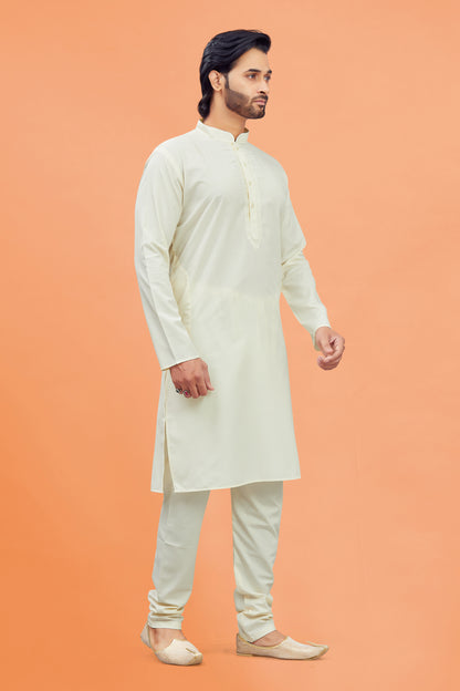 Mens Plain Kurta Set - Roop Darshan