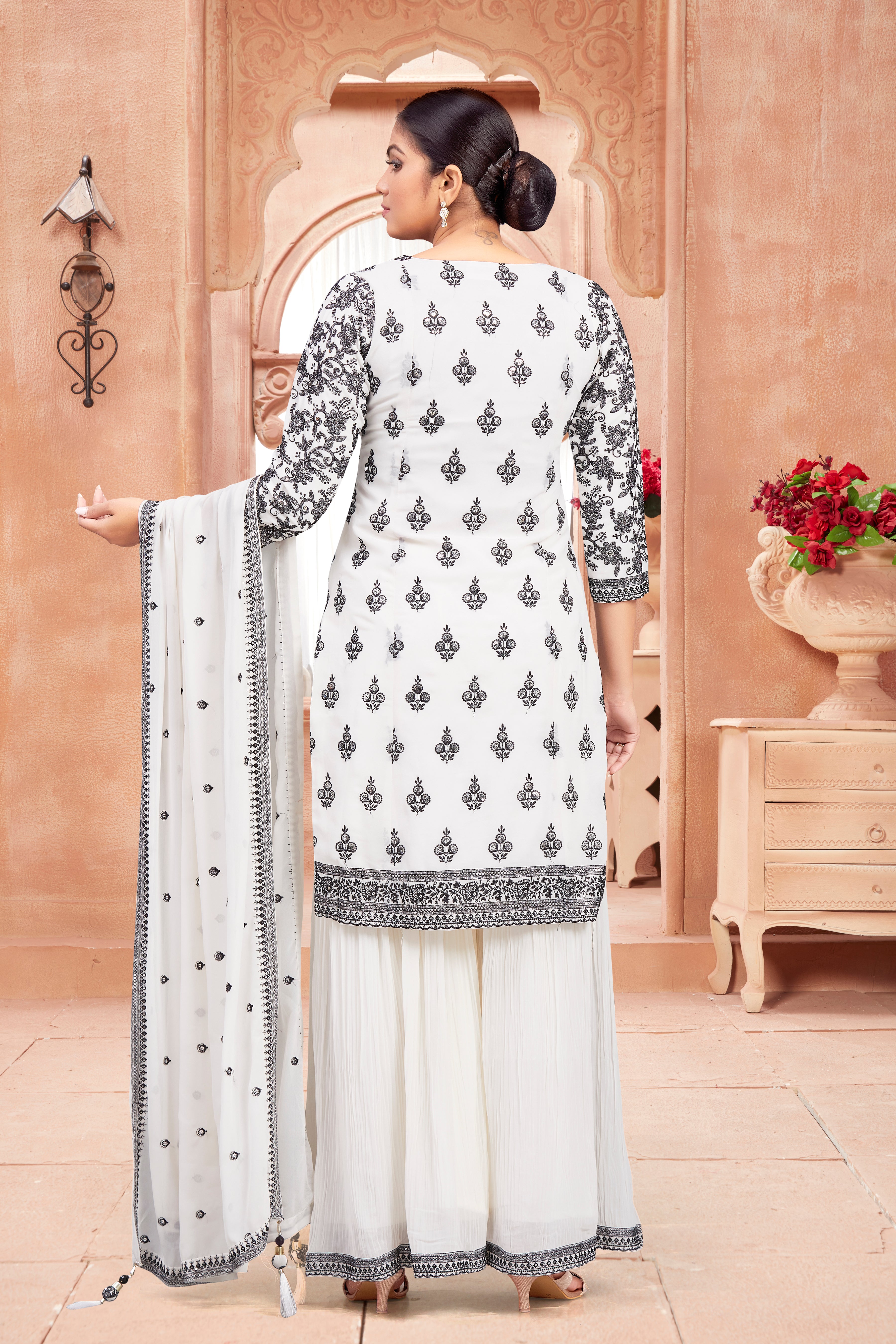 Saniya Sharara Suit - Roop Darshan