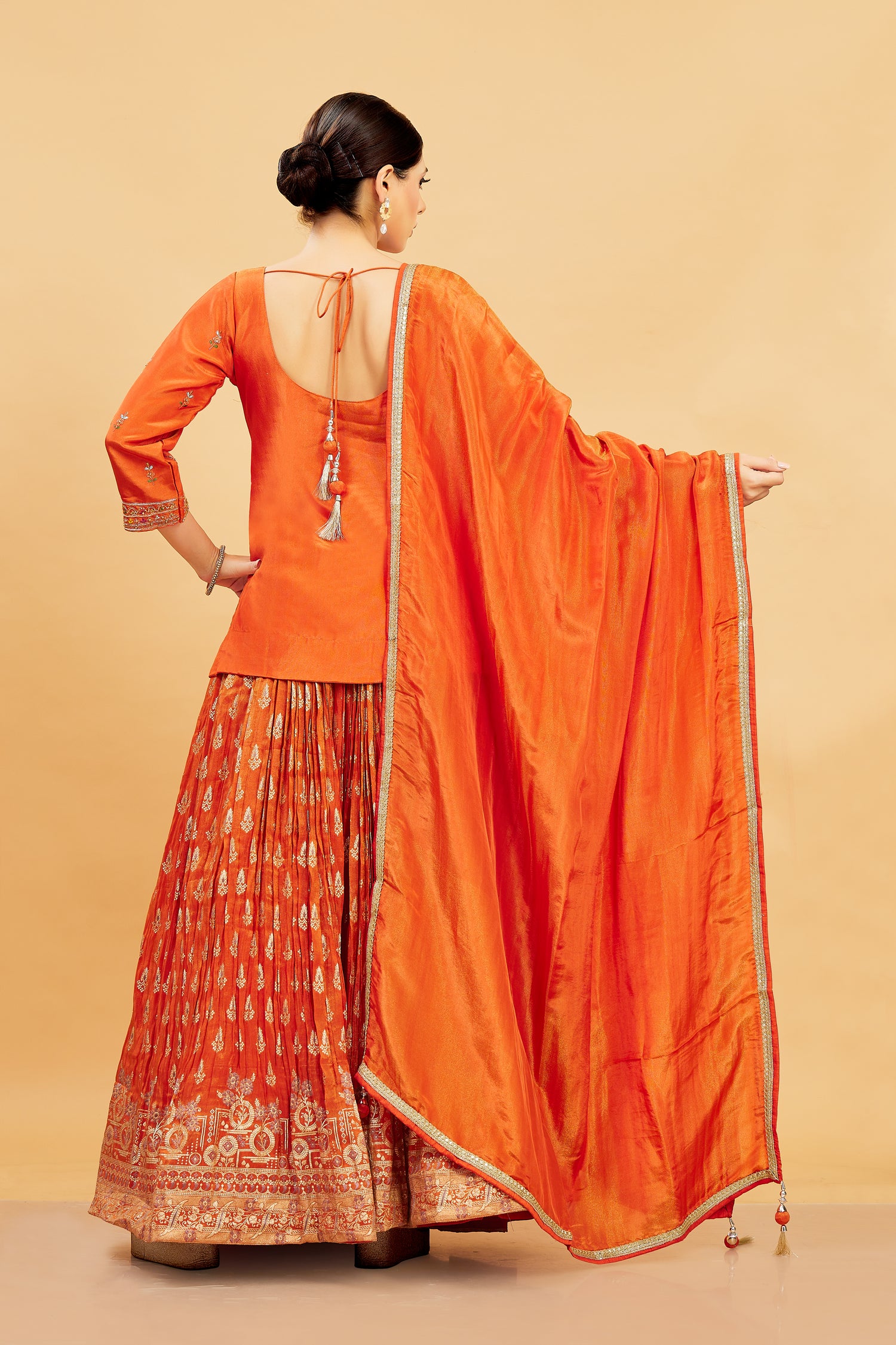 Emi Long Top Lehenga - Roop Darshan