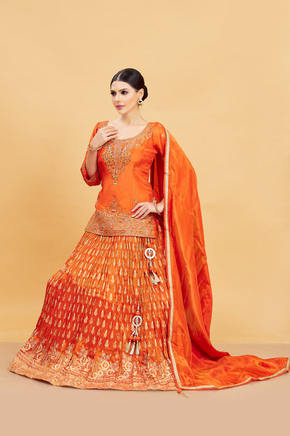 Emi Long Top Lehenga - Roop Darshan