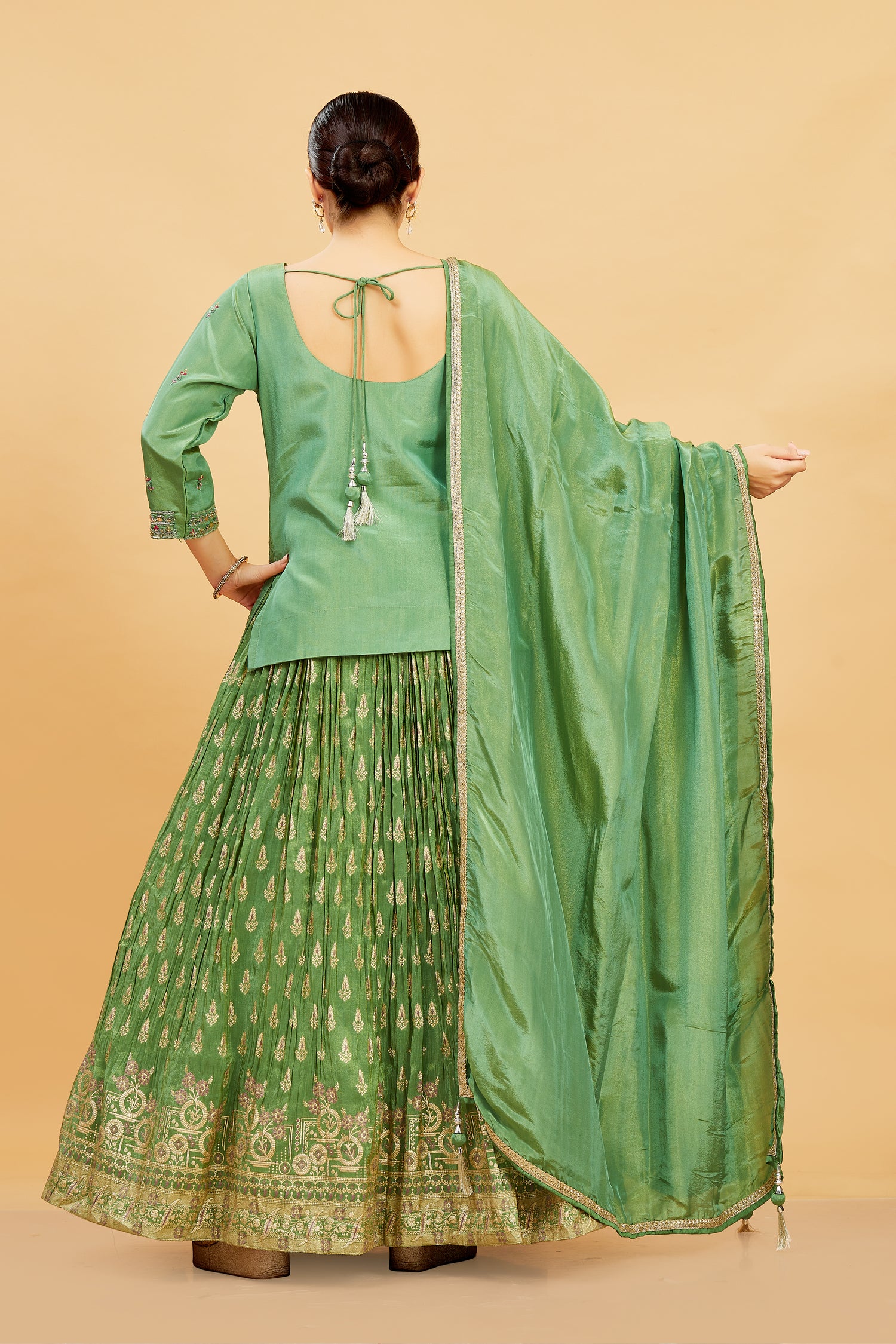 Emi Long Top Lehenga - Roop Darshan