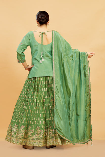 Emi Long Top Lehenga - Roop Darshan
