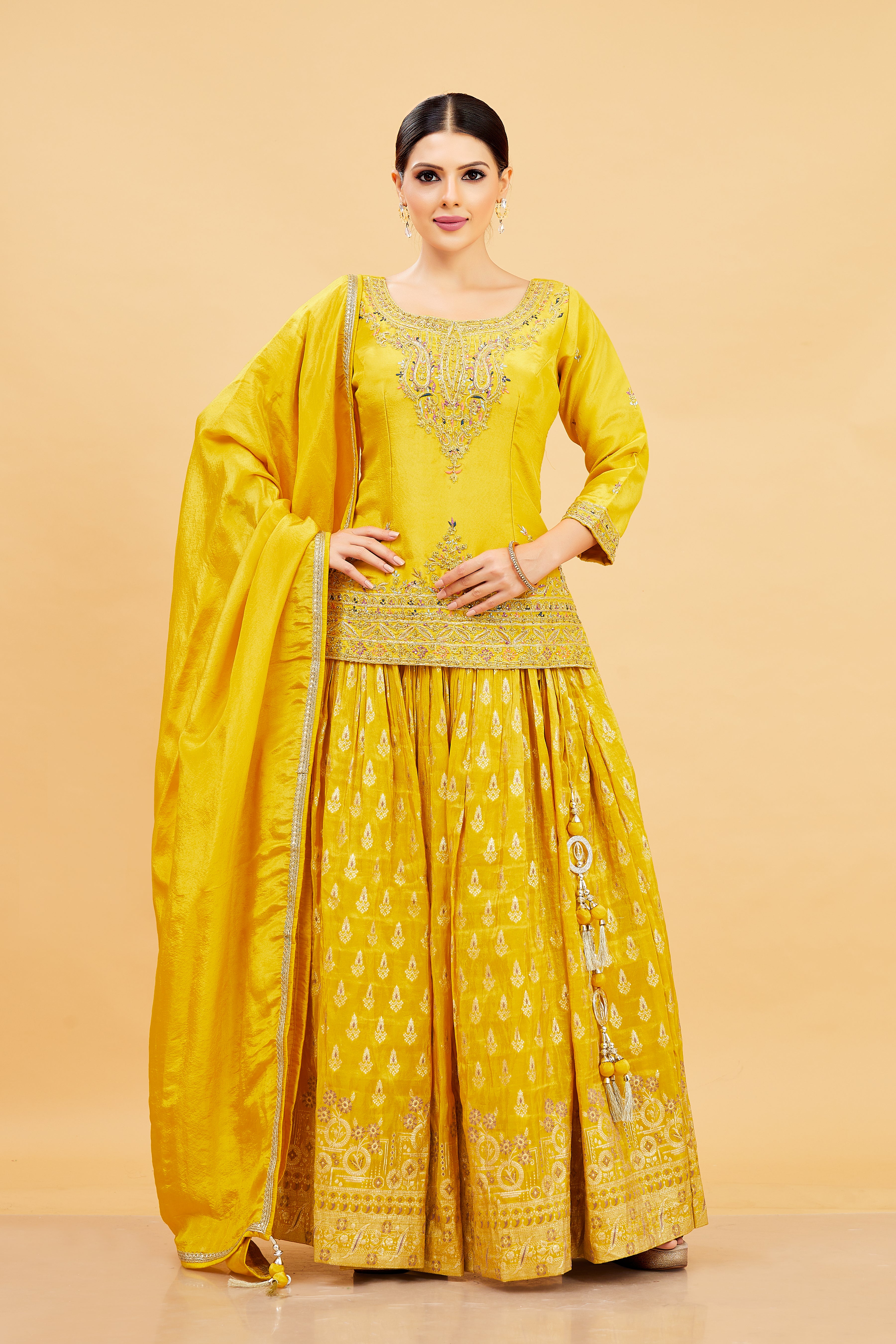Emi Long Top Lehenga - Roop Darshan