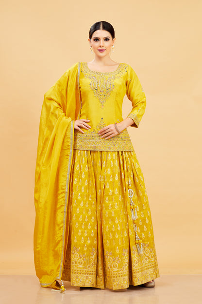 Emi Long Top Lehenga - Roop Darshan