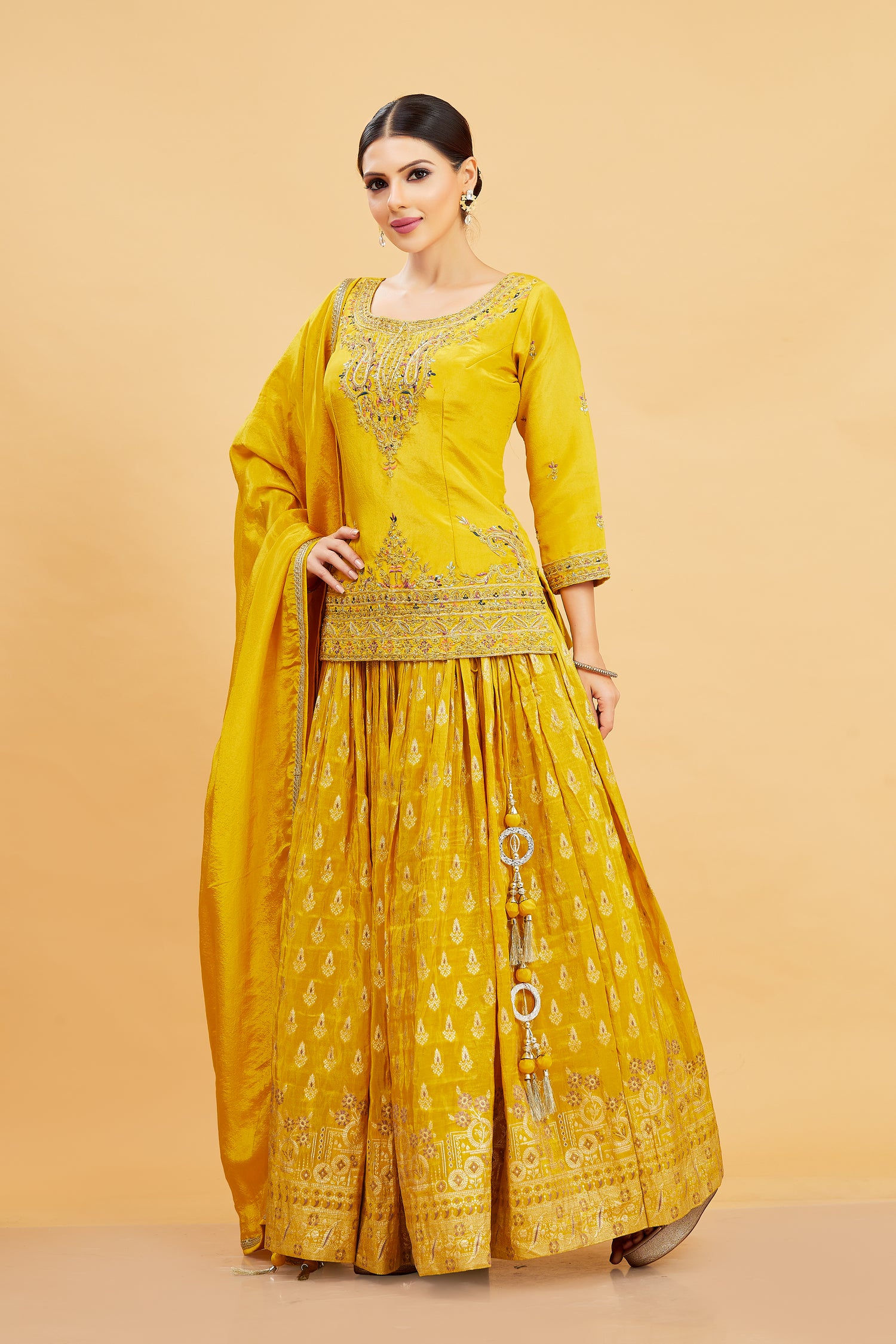 Emi Long Top Lehenga - Roop Darshan