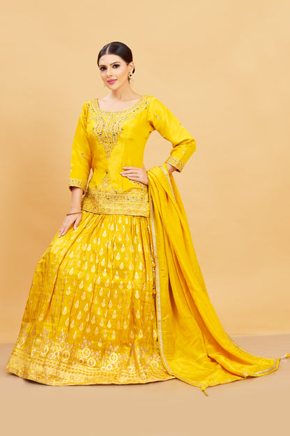 Emi Long Top Lehenga - Roop Darshan