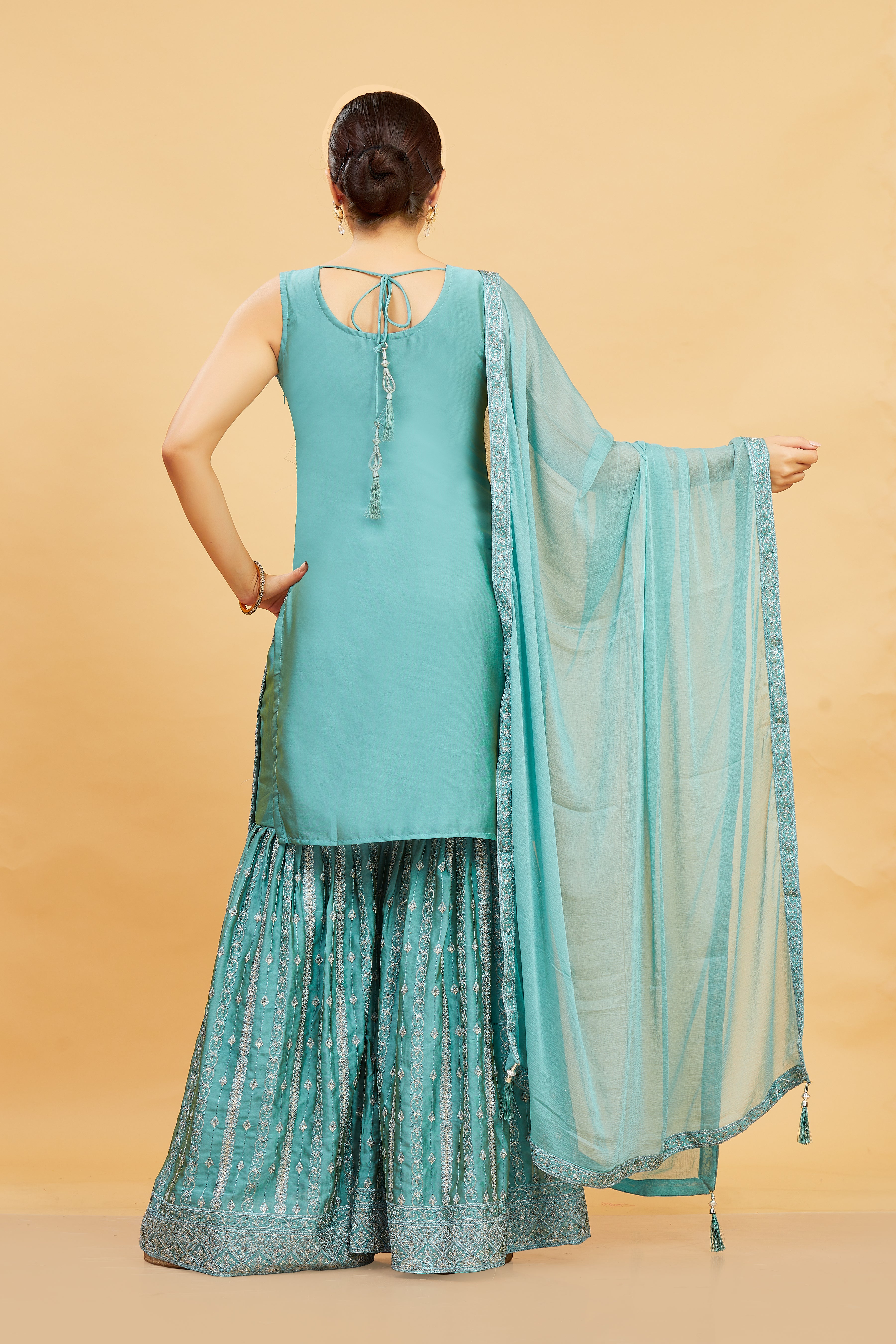 Riya Sharara Suit - Roop Darshan