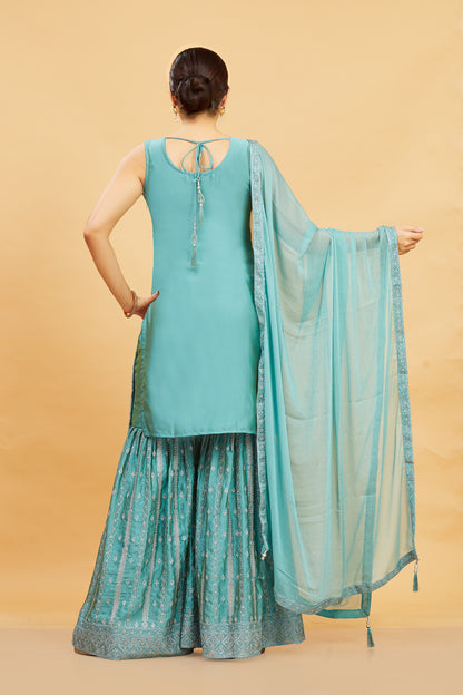 Riya Sharara Suit - Roop Darshan