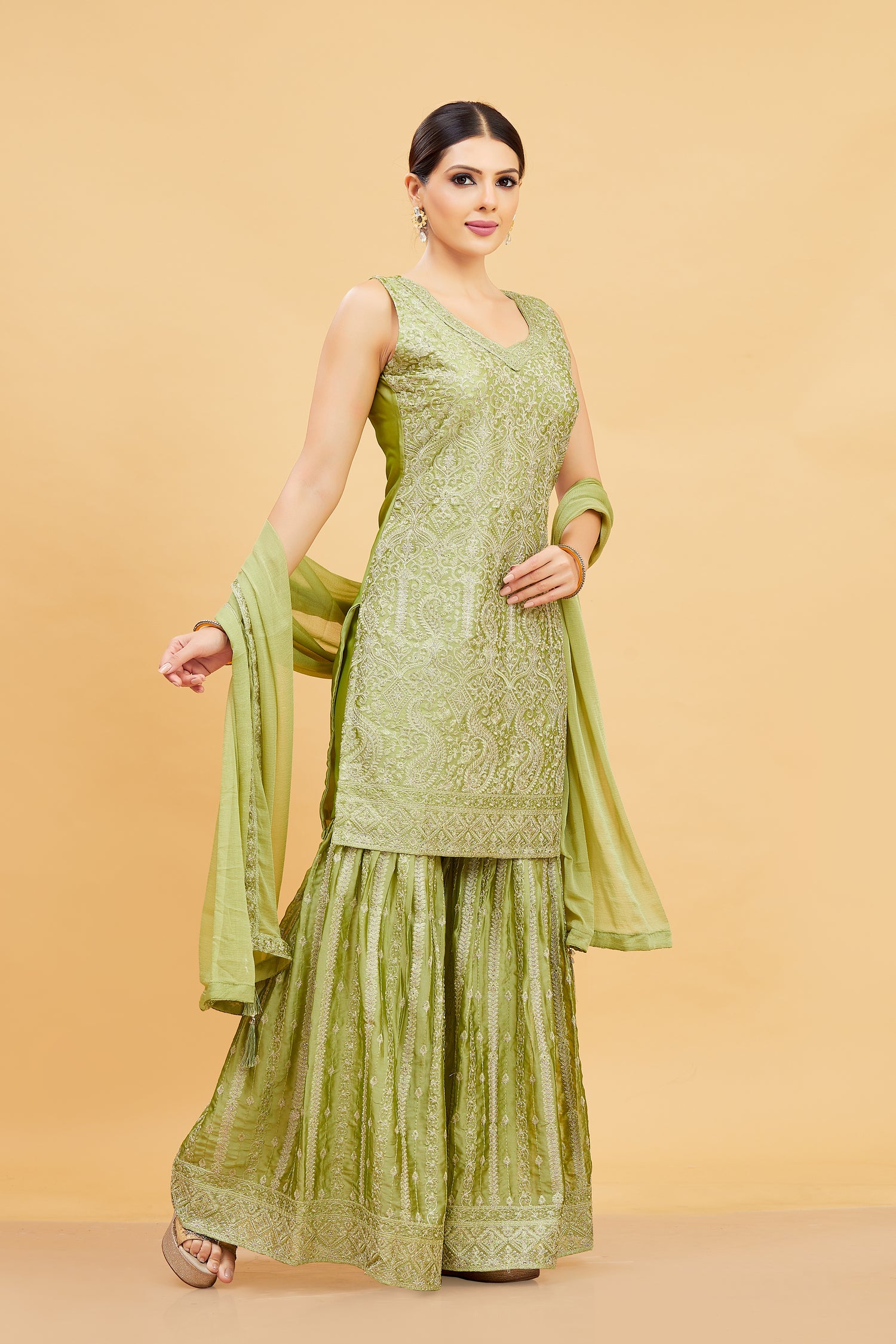 Riya Sharara Suit - Roop Darshan