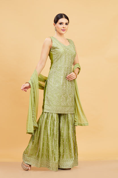 Riya Sharara Suit - Roop Darshan