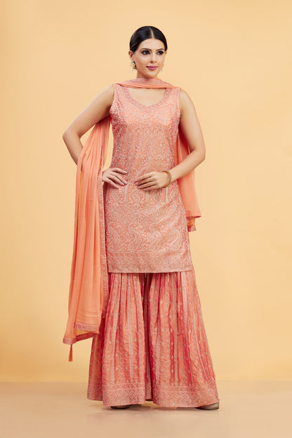 Riya Sharara Suit - Roop Darshan
