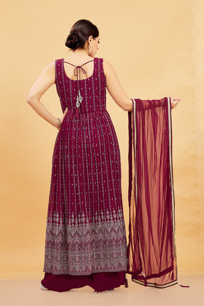 Maya Plazzo Suit - Roop Darshan