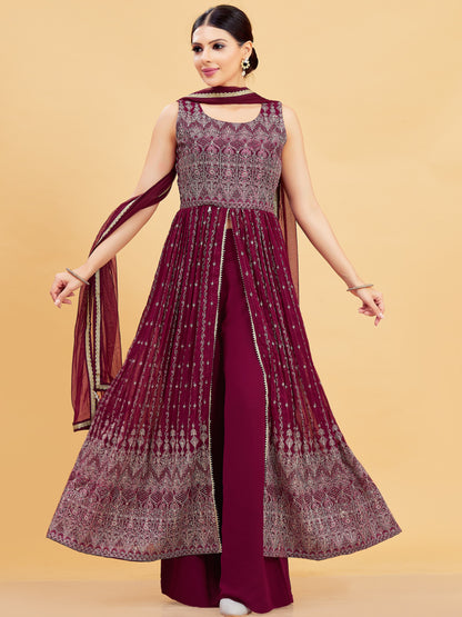 Maya Plazzo Suit - Roop Darshan