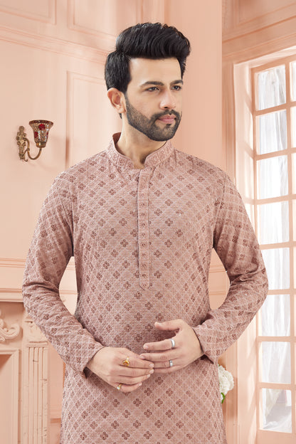 Mens Tiki Resham Kurta Set