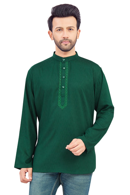 Mens Embroidered Kurta - Roop Darshan