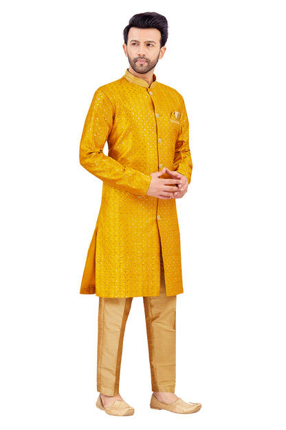 Mens Silk Kurta Set - Roop Darshan