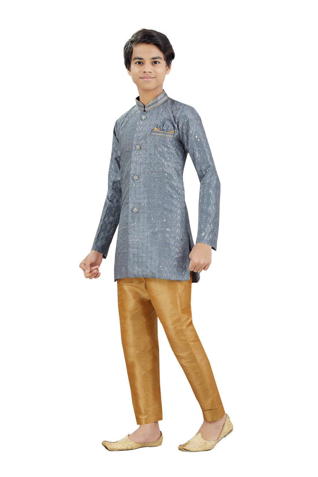 Boys Silk Kurta Set - Roop Darshan
