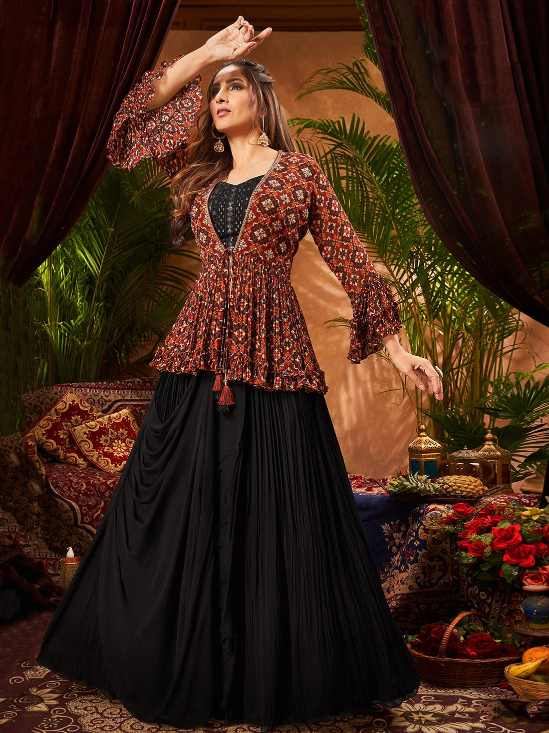 Racheal Lehenga Choli With Jacket - Roop Darshan