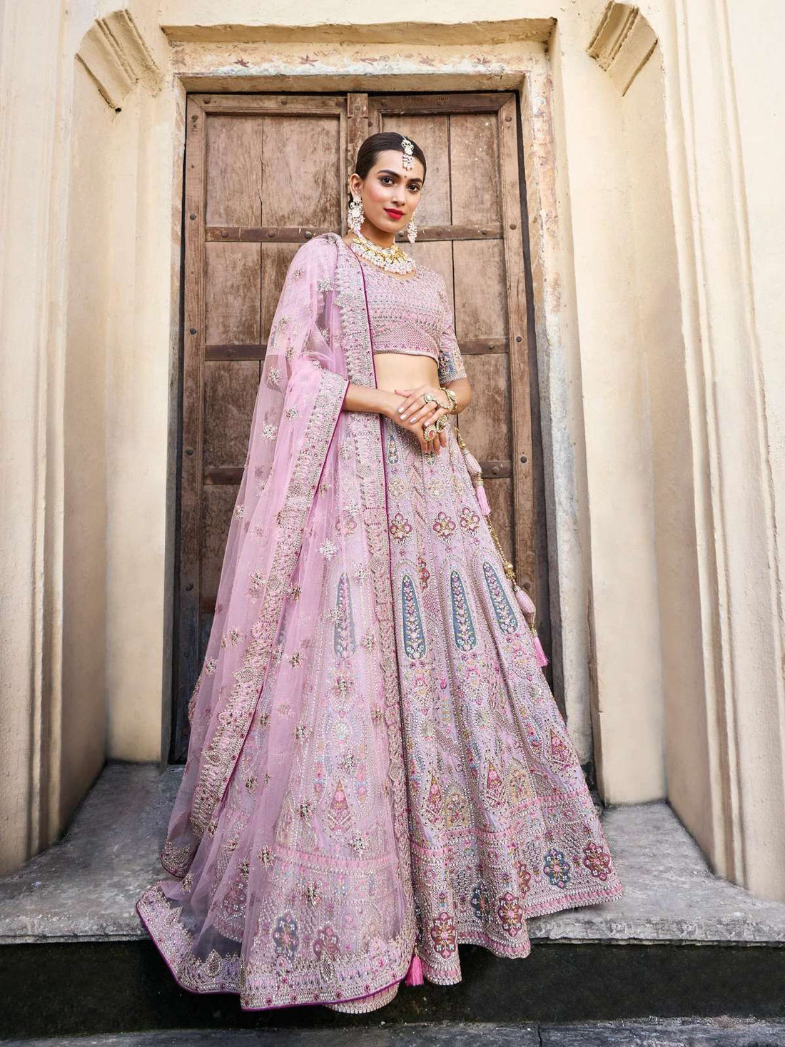 Mehaar Unstitched Lehenga Choli - Roop Darshan