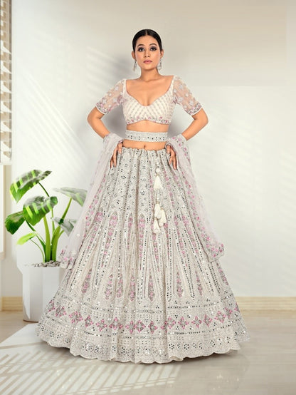 Princess Unstitched Lehenga Choli - Roop Darshan