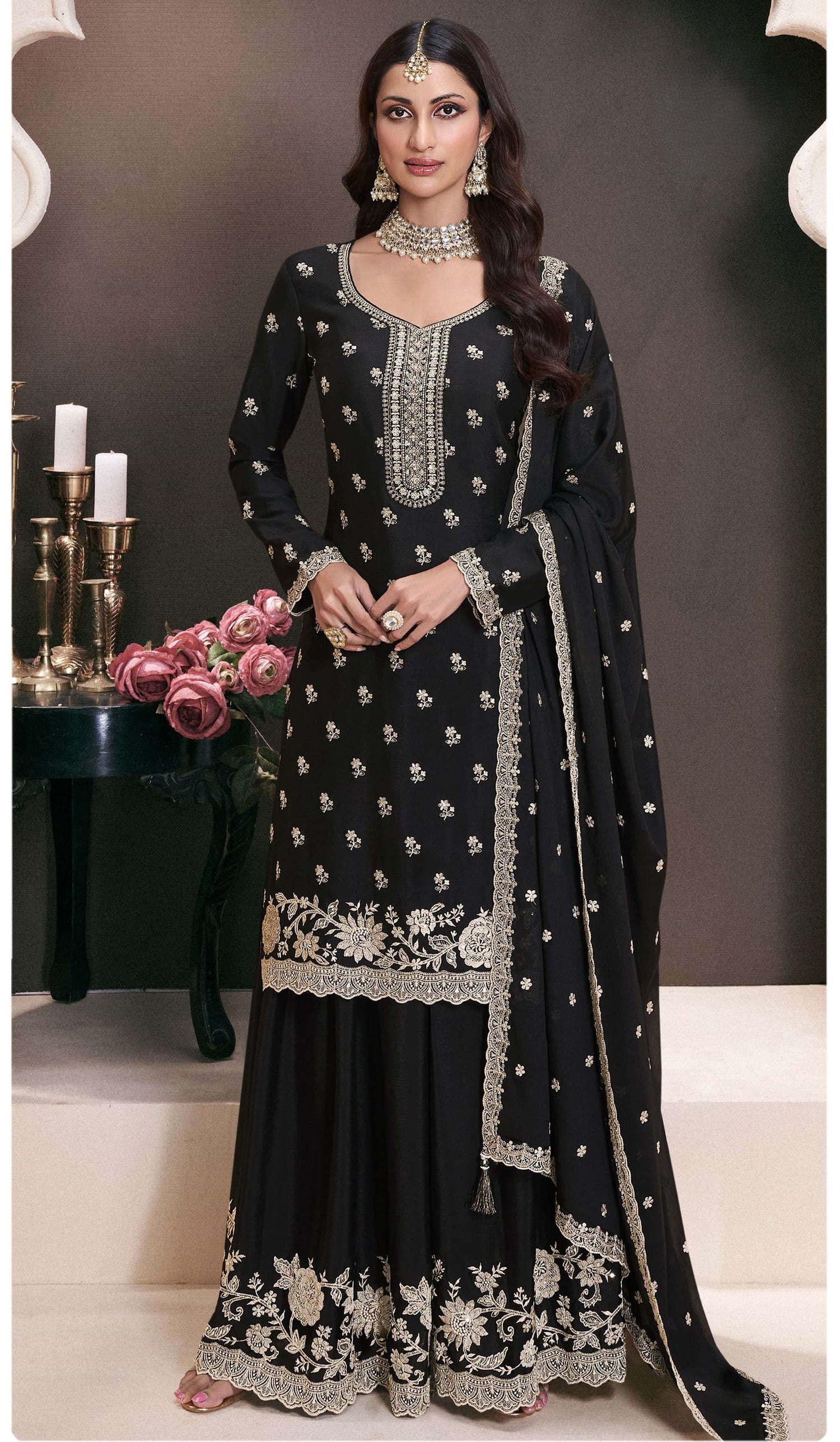 Suhana Palazzo Suit - Roop Darshan