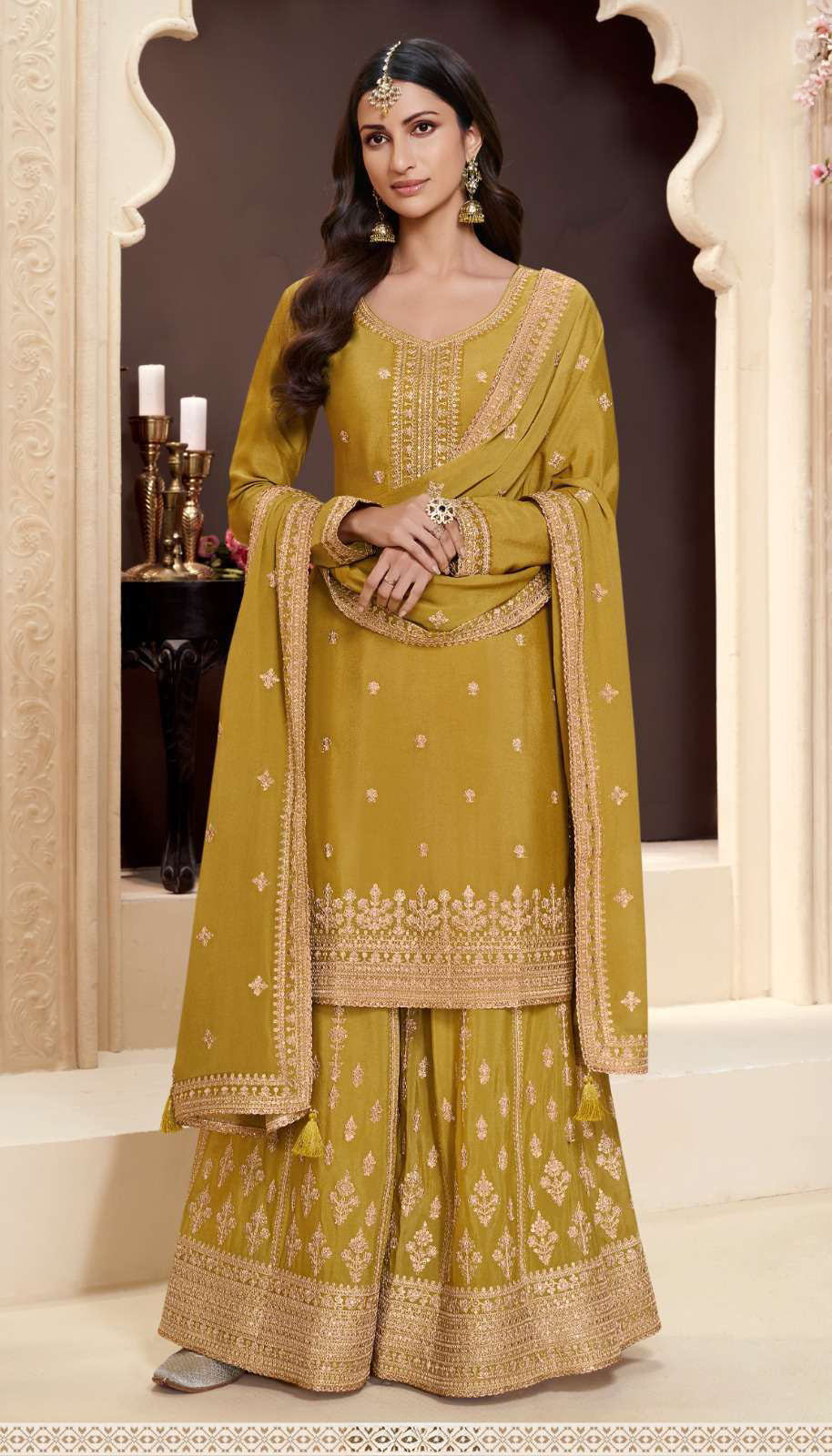 Yashna Palazzo Suit - Roop Darshan