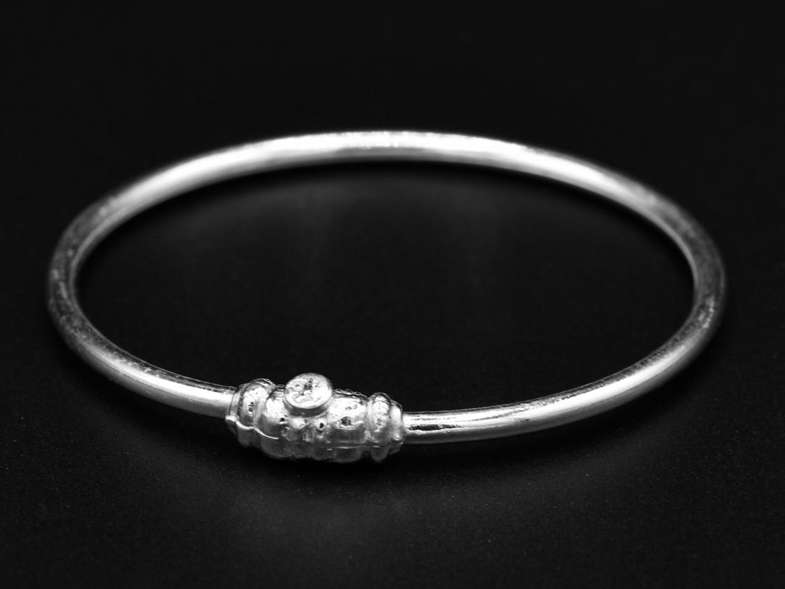 Silver Baby Bangle - Roop Darshan