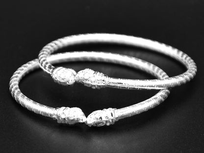 Silver Baby Bangle - Roop Darshan