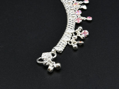 Ladies Silver Anklets - Roop Darshan