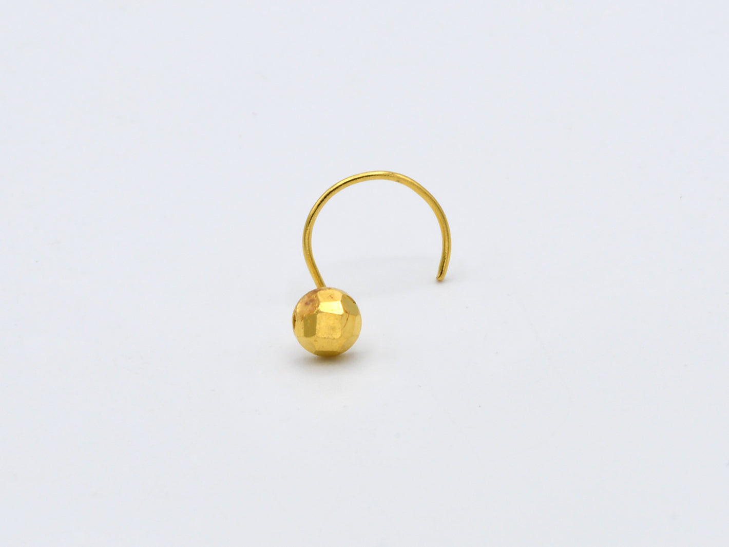 22ct Gold Nose Pin - 2.5 mm - Roop Darshan