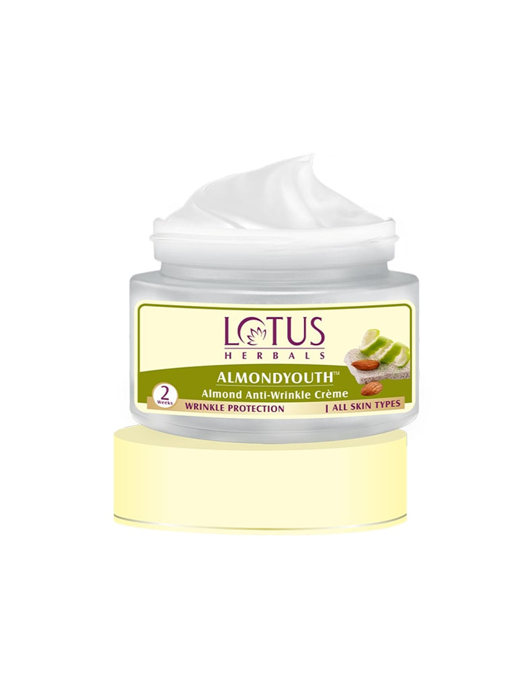Lotus Herbal ALMONDYOUTH Almond Anti-Wrinkle Crème 50g - Roop Darshan