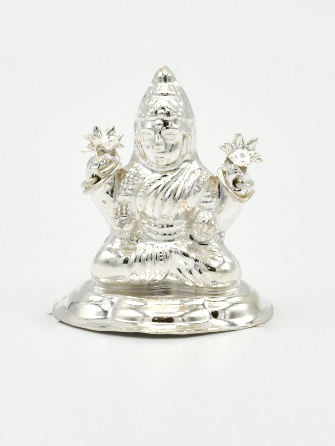 Silver Laxmiji Murti - Roop Darshan