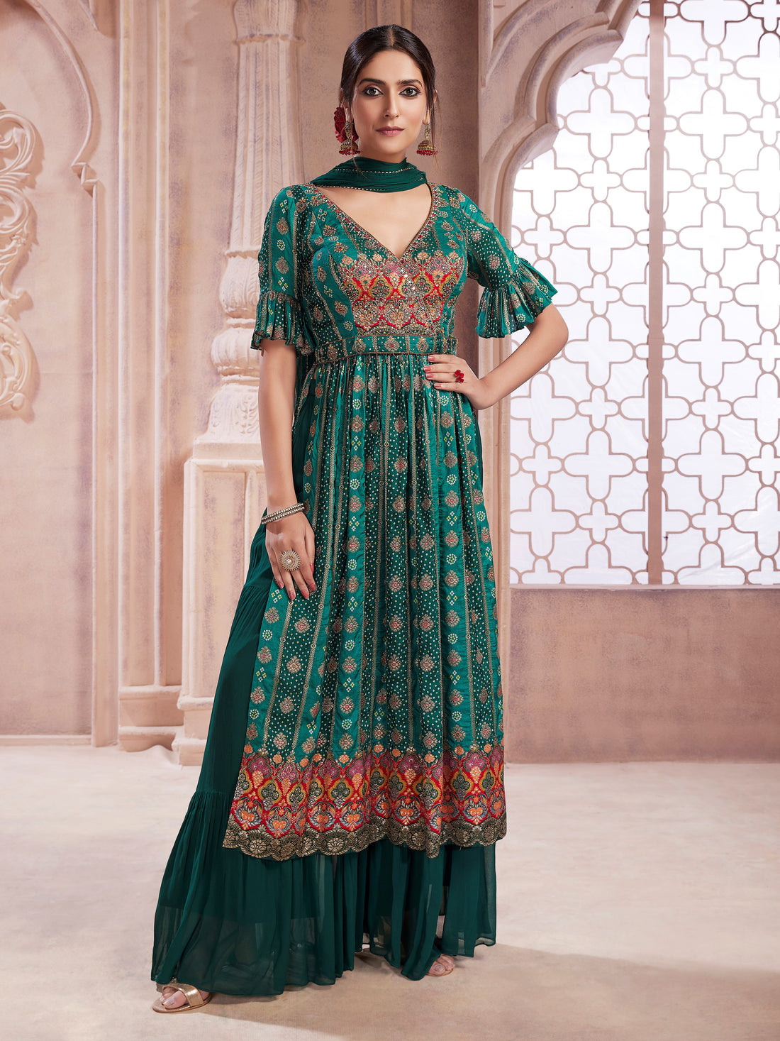Malak Sharara Suit - Roop Darshan