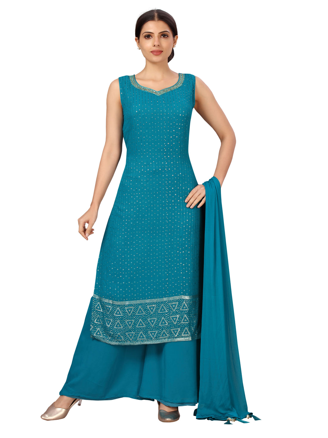 Jankhana Palazzo Suit - Roop Darshan
